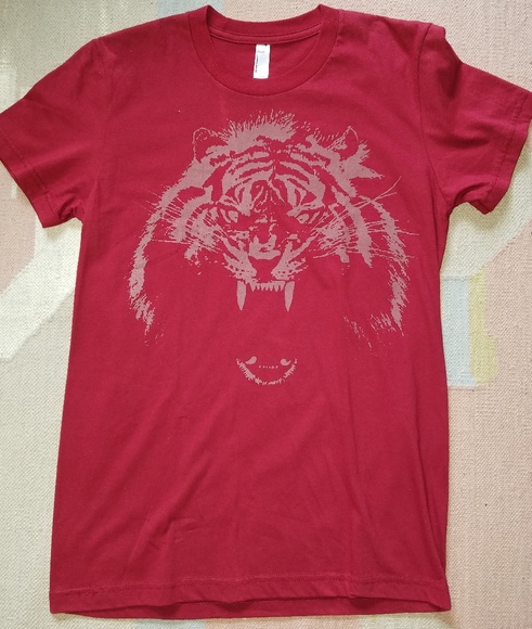 Glow in the dark Tiger shirt Unisex / Women - Picture 2 of 3